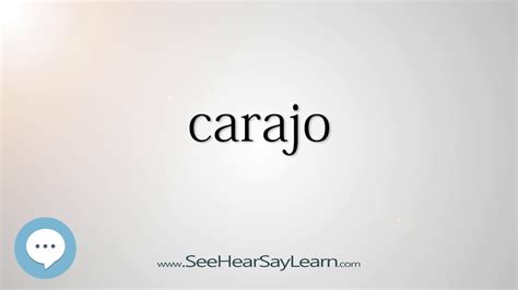 carajo in english